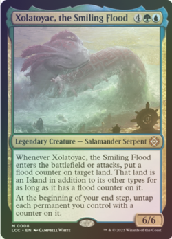 Xolatoyac, the Smiling Flood Commander: the Lost Caverns of Ixalan Foil - Image 1