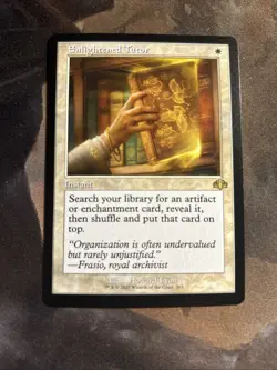 Enlightened Tutor (Retro Frame) Dominaria Remastered Regular - Image 1