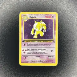 🔥 Hypno 8/62 1st Edition!🔥Original Holo Rare Fossil Set Pokemon Card WOTC1999 - Image 3