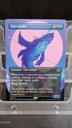Magic: The Gathering Starwinder Rare Blue Creature Regular Edge of Eternities - Image 1