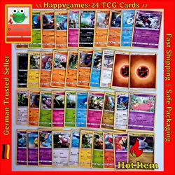 40x Pokemon Karten Sammlung gemischt div. Set TCG non Holo /U86 - Image 1
