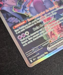 Pokemon TCG Destined Rivals Team Rocket's Mewtwo ex SIR 231/182 NM - Portuguese - Image 2