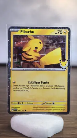 Pokemon Sammelkarte Pikachu 051/162 Promo Pokemon Day 2026 Deutsch Near Mint - Image 1