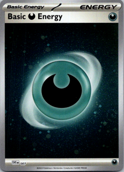 Pokemon TCG - Basic Darkness Energy - SVE 007 - S&V: 151 - NM Cosmos Holo - Image 1
