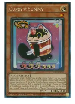 Cupsy Yummy - JUSH-EN016 - Collector's Rare - YuGiOh - Image 1