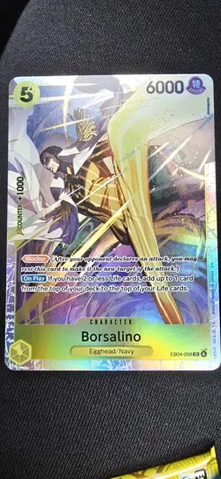 One Piece Card Game Borsalino SR EB04-058 OP15 English Version NM - Image 1