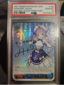 6 Weiss TCG Card Bundle. Gold signatures and Stamp Graded PSA 10 - Image 2