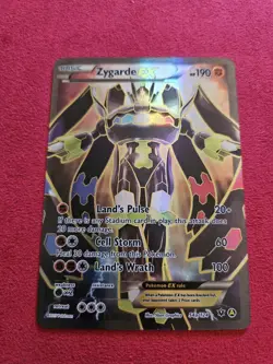 Pokemon TCG XY Fates Collide - Zygarde EX 54a/124 Full Art NM - Image 1