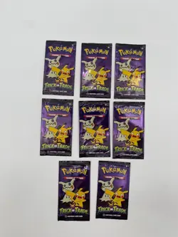 Pokemon Trading Card Game Trick or Trade BOOster Pack Lot of 8 - Image 1