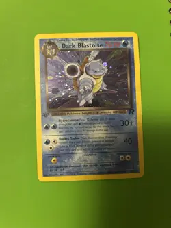 Pokemon Dark Blastoise 3/82 Team Rocket Holo Rare Card 70 HP English - Image 1