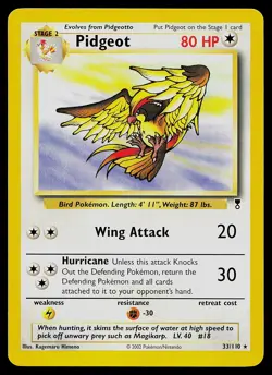 Pokemon Card - Pidgeot Legendary Collection 33/110 Rare - Image 1
