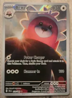 Pokemon TCG Bewear Card Shrouded Fable 079/064 - Image 1