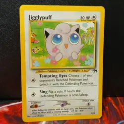 Pokemon TCG Jigglypuff Southern Islands 08/18 Regular Card NM - Image 1