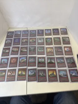 Lot of 155 Vintage 1994 Wyvern Card Game Cards W/55 Dragons In Card Protectors - Image 1