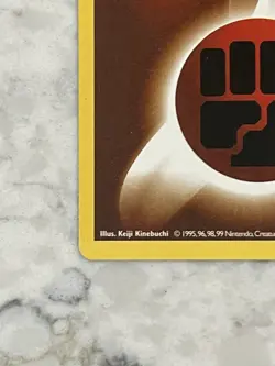 FIGHTING ENERGY Pokemon Card WOTC 1st Edition Base Set Shadowless 97/102 - Image 5