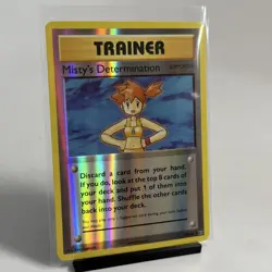POKEMON MISTY'S DETERMINATION 80/108 REVERSE HOLO XY EVOLUTIONS NM CARD 2016 - Image 2