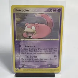 Pokemon Slowpoke Team Magma vs Team Aqua 45/95 NM Card Vintage E-reader - Image 1