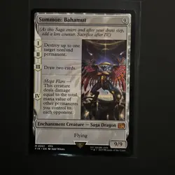 Summon: Bahamut Final Fantasy Magic the Gathering Mythic Rare Card - Image 3