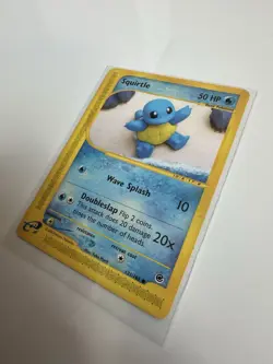 Pokemon Squirtle TCG Expedition Base Set Card 131/165 Regular Common - Image 2