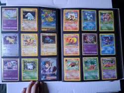 Pokemon Card Collection Binder, Vintage, Mew, Pikachu, Jungle - Image 1