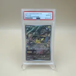 PSA 10 Gem Mint Pikachu 173/165 Scarlet & Violet 151 Illustration Rare Holo Card - Image 1