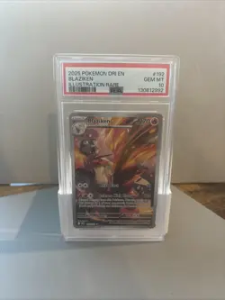 Pokemon TCG Blaziken Card 192/182 Destined Rivals PSA 10 - Image 1