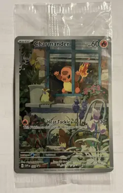 Pokemon TCG Obsidian Flames Charmander #044 SVP Black Star Promo Card, Sealed - Image 1