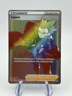 Pokemon TCG Silver Tempest Lance 206/195 Holo Secret Rare Card NM (A1 - Image 1