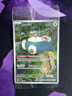 Snorlax SVP EN 051 Black Star Promo Scarlet & Violet Pokemon 151 Card - SEALED - Image 1