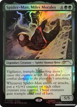 Spider-Man, Miles Morales [UMP - 8] - NM [Foil] TCG MTG - Image 1