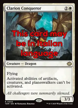 MTG CLARION CONQUEROR EXC - CONQUISTATORE DELLA CHIARINA 5 - TDM - MAGIC - Image 1