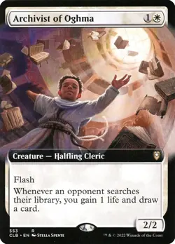 MTG ARCHIVIST OF OGHMA 553 EXC - ARCHIVISTA DI OGHMA - CLB-X EN - MAGIC - Image 1