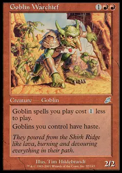 MTG GOBLIN WARCHIEF POOR - CONDOTTIERO GOBLIN - SCG - MAGIC - Image 1