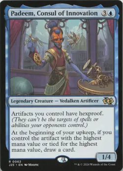 Padeem, Consul of Innovation (Anime) R Foundations Jumpstart 62 - LP MTG - Image 1