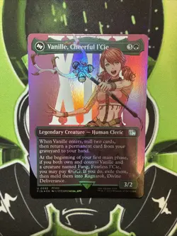 Vanille, Cheerful l'Cie (Borderless Foil) U 0392 Final Fantasy Magic Mtg NM - Image 1