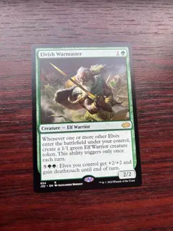 1x ELVISH WARMASTER - Jumpstart/Lord of the Rings - MTG - Magic the Gathering - Image 2