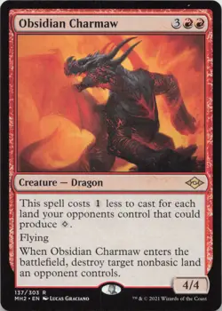 Obsidian Charmaw R Modern Horizons 2 137 - LP MTG - Image 1