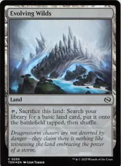 Evolving Wilds - FOIL - C Tarkir: Dragonstorm 255 - MTG - Image 1