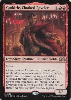 Goddric, Cloaked Reveler R Wilds of Eldraine 132 - LP MTG - Image 1