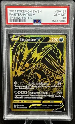 2021 Pokemon FA/Eternatus V - Shining Fates | Graded Gem Mint 10 by PSA | #SV121 - Image 1