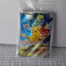 Pokemon Pikachu Promo Holo Card SVP 027 Scarlet & Violet 60HP English - Image 1