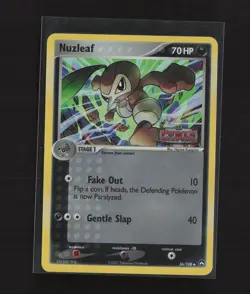 2007 Pokemon Nuzleaf Power Keepers Reverse Holo 36/108 Stamped - Image 1