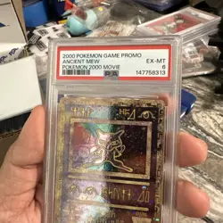 2000 Pokemon Promo Pokemon Movie 2000 Ancient Mew PSA 6 - Image 3
