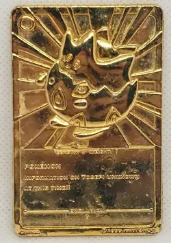 Pokemon Burger King Togepi Limited Edition 1999 23K Gold Plated Card - Image 2