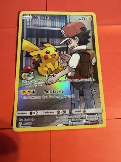 Pokemon Pikachu (Secret) 241/236 Sm-Cosmic Eclipse Holo - Image 1