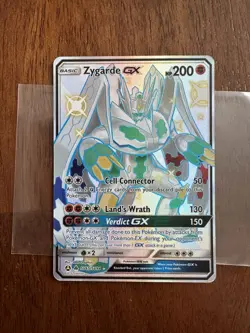 Pokemon Zygarde GX Shiny Holo Rare Full Art SV65/SV94 Hidden Fates 200 HP #1 - Image 1
