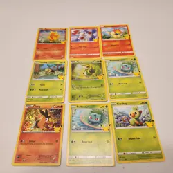 Pokemon Card Lot Of 9 - McDonald's 25th Anniversary - Image 1