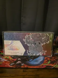 Pokemon TCG Prismatic Evolutions Super Premium Collection Box W/acrylic case - Image 1
