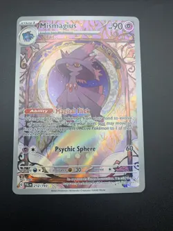 Pokemon TCG Mismagius 212/193 Paldea Evolved Illustration Rare NM - Image 4