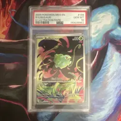 Pokemon Bulbasaur 133/132 Me01 Mega Evolution Illustration Rare Holo PSA 10 2025 - Image 1